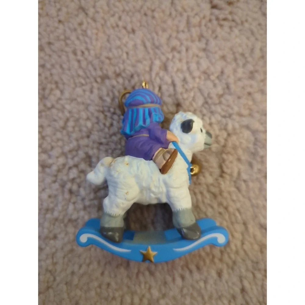 Hallmark Keepsake Ornament 1997 Playful Shepherd with Lamb‎ Rocking  Orig Box